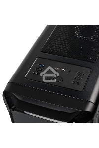 Компьютерный корпус Zalman i3 edge черный без БП ATX 3x120mm 2xUSB2.0 1xUSB3.0 audio bott PSU