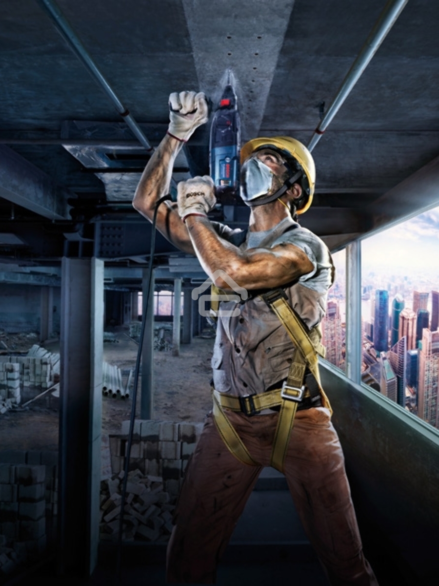 Перфоратор Bosch GBH 2-24 DRE патрон:SDS-plus уд.:2.7Дж 790Вт (кейс в комплекте)