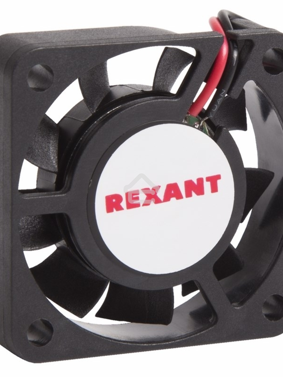 Вентилятор для корпуса Rexant RX 4010MS 24VDC черный, 40 мм, 4800 об/мин, 20 дБ, 2 pin