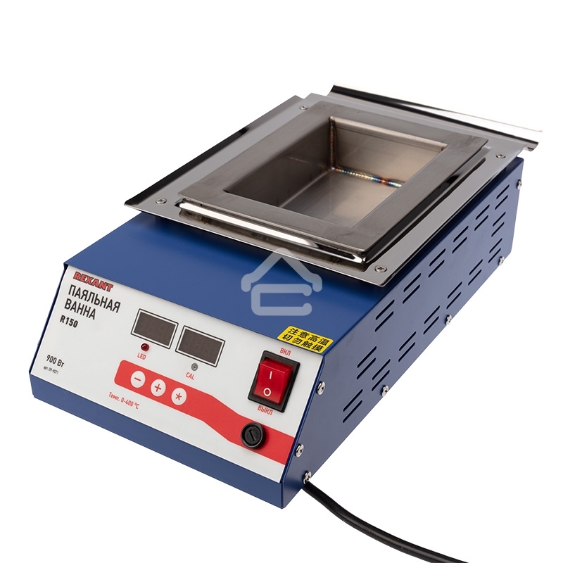 Паяльная ванна Rexant, модель R150, 900 Вт, 150х100х45 мм, 0-400 °C, цифровая