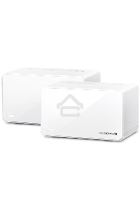 Домашняя Mesh Wi‑Fi система AX6000 Whole Home Mesh Wi-Fi 6 SystemSPEED: 1148 Mbps at 2.4 GHz + 4804 Mbps at 5 GHzSPEC: Internal Antennas, 1× 2.5 Gbps Port (WAN/LAN auto-sensing), 2× Gigabit Ports (WAN/LAN auto-sensing), 1024-QAM, OFDMA, HE160FEATURE: MERC