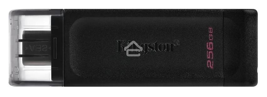 Флешка USB R/W R/W Kingston 256Gb DataTraveler 70 DT70/256GB USB Type-C 3.2 черный