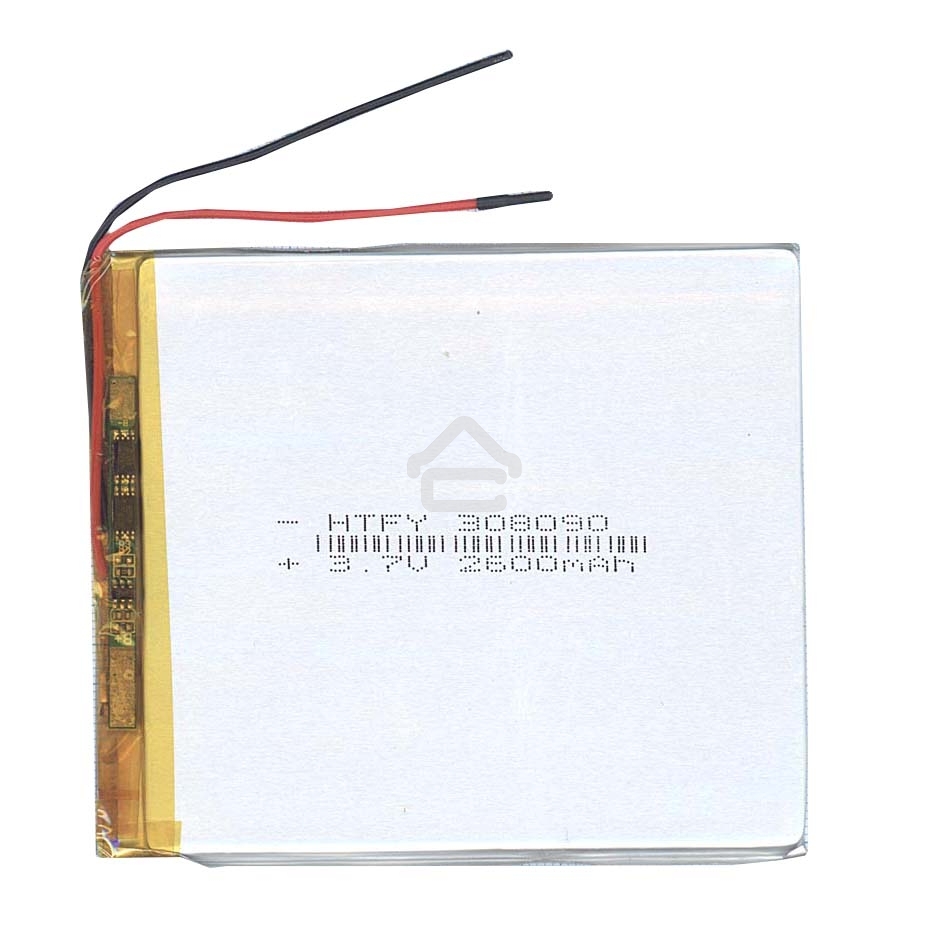 Аккумулятор Li-Pol (батарея) 3x80x90мм 2pin 3.7V/2600mAh