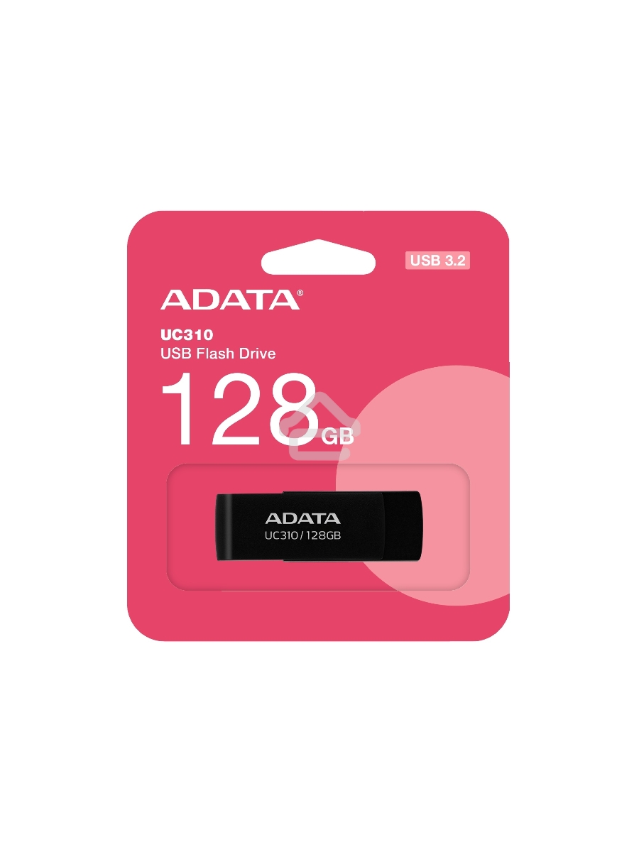Флеш диск ADATA UC310-128G-RBK BLACK\GR 128GB