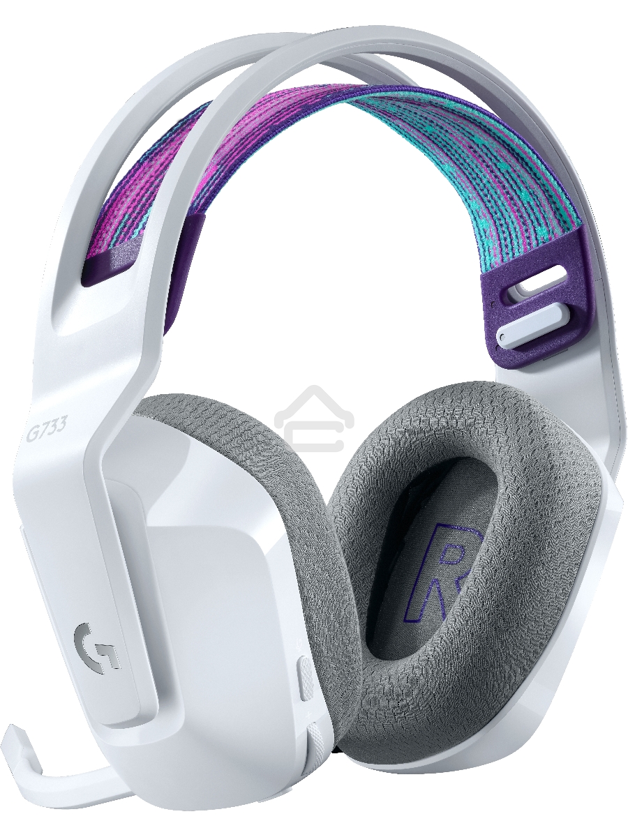Наушники с микрофоном Logitech G733 белый мониторные Radio оголовье (981-000885)