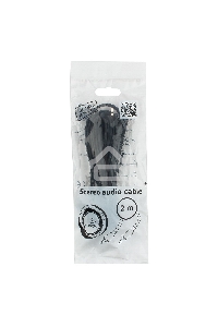 Кабель аудио Cablexpert CCA-404-2M, Jack3.5 - Jack3.5, 2м