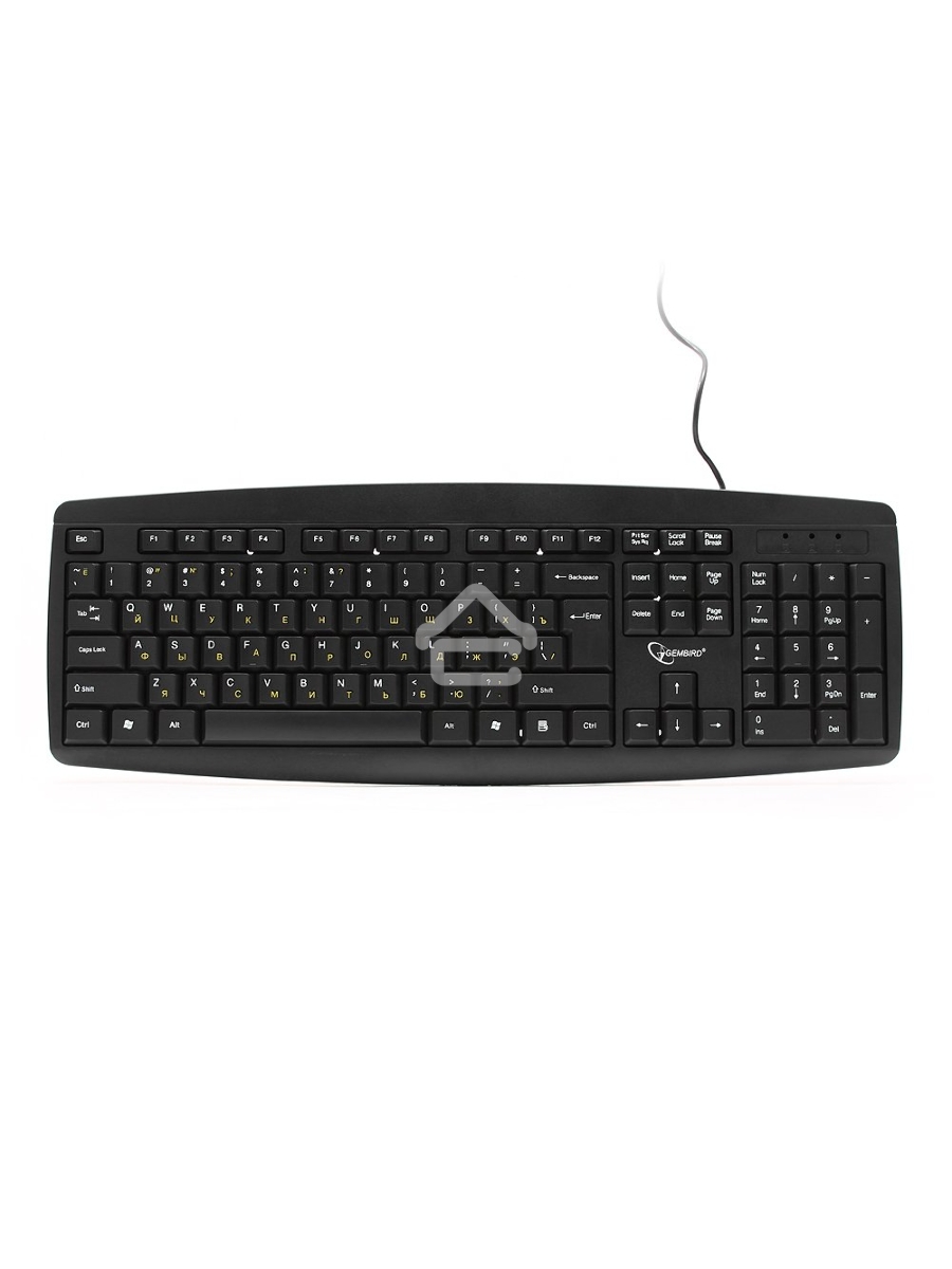 Клавиатура Gembird KB-8351U-BL проводная, USB, черный