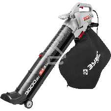 Пылесос садовый ЗУБР ЗПСЭ-3000 3000Вт 8000-15000об/мин 160-270км/ч мусоросборник 45л 13.5м