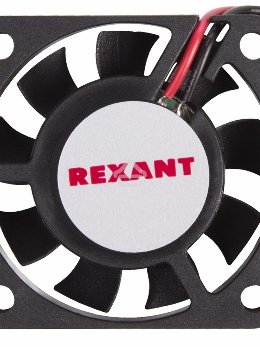 Вентилятор для корпуса Rexant RX 4010MS 24VDC черный, 40 мм, 4800 об/мин, 20 дБ, 2 pin