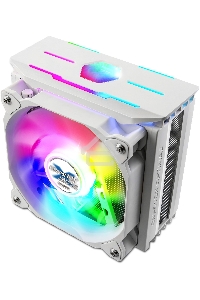 Кулер для процессора Zalman CNPS10X OPTIMA II RGB белый, 120 мм, алюминий/медь, 1500 об/мин, 27 дБ, 4 pin, 180 Вт, 158 мм