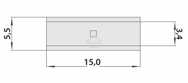 Соединительная гильза L-15 мм 4-6 мм² (ГМЛ (DIN) 6) Rexant