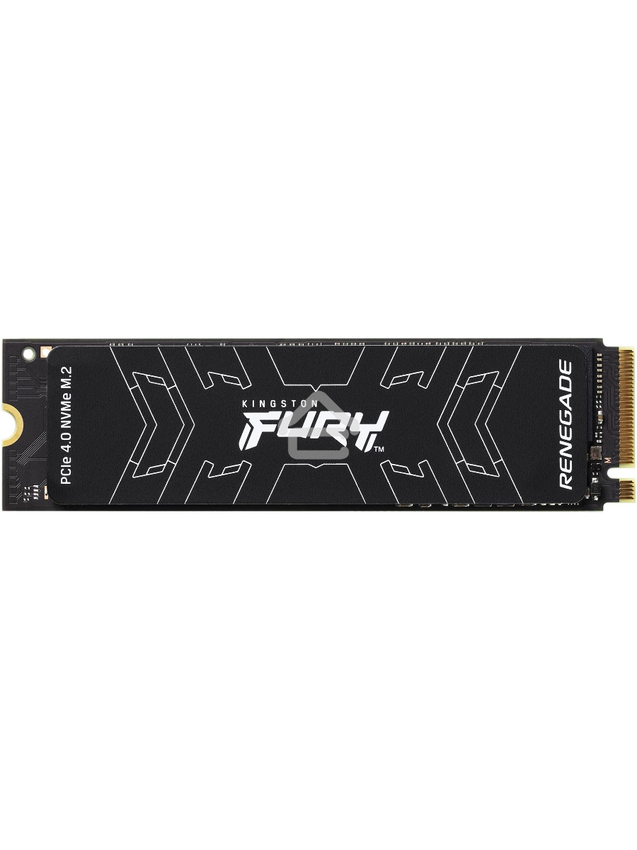 Накопитель SSD Kingston Fury Renegade, 500Gb, PCIe 4.0 x4, M.2 2280, NVMe, R/W 7300/3900, с радиатором