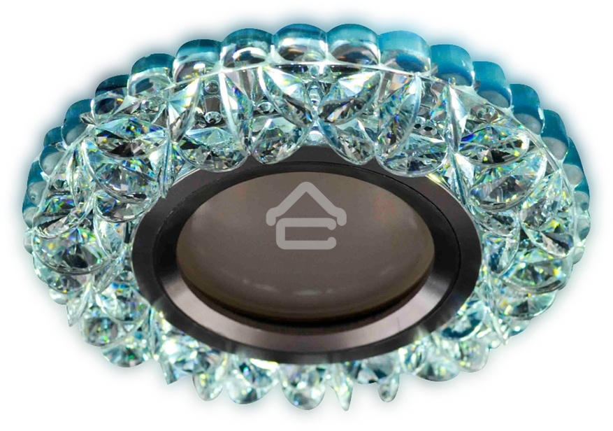 Светильник Hiper Светильник встраиваемый прозрачный H071-1 MR16+3Вт LED Диаметр 9,5см LED + GU5.3