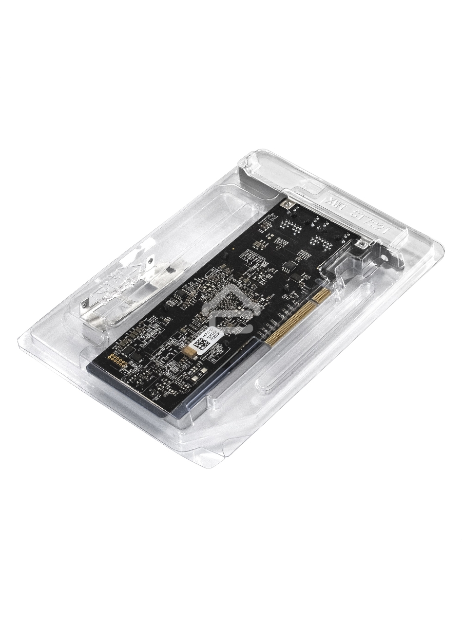 Сетевой адаптер ExeGate EXE-X550-T2 (PCI-E x8 v3.0, порты 2xRJ45 (медные), 10Gb/s (10/5/2.5/1Gb/s, 100Mb/s), Server NIC Intel Chipset X550)