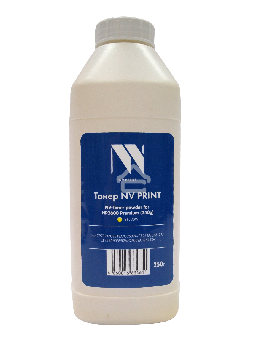 Тонер NVP для HP 2600 (250 г) Yellow для C9732A, CB542A, CC532A, CE252A, CE312A, CE322A, Q5952A, Q6002A, Q6462A Premium