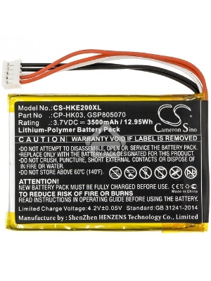 Аккумуляторная батарея CameronSino CS-HKE200XL для Harman/Kardon Esquire 2  3.7V  3500mAh  12.95Wh