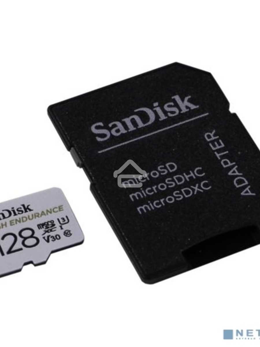 Флеш карта microSD 128GB SanDisk microSDXC Class 10 UHS-I U3 V30 High Endurance Video Monitoring Card