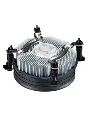 Кулер для процессора DEEPCOOL THETA 9 черный/синий, 92 мм, 2000 об/мин, 27.6 дБ, 3 pin, 65 Вт