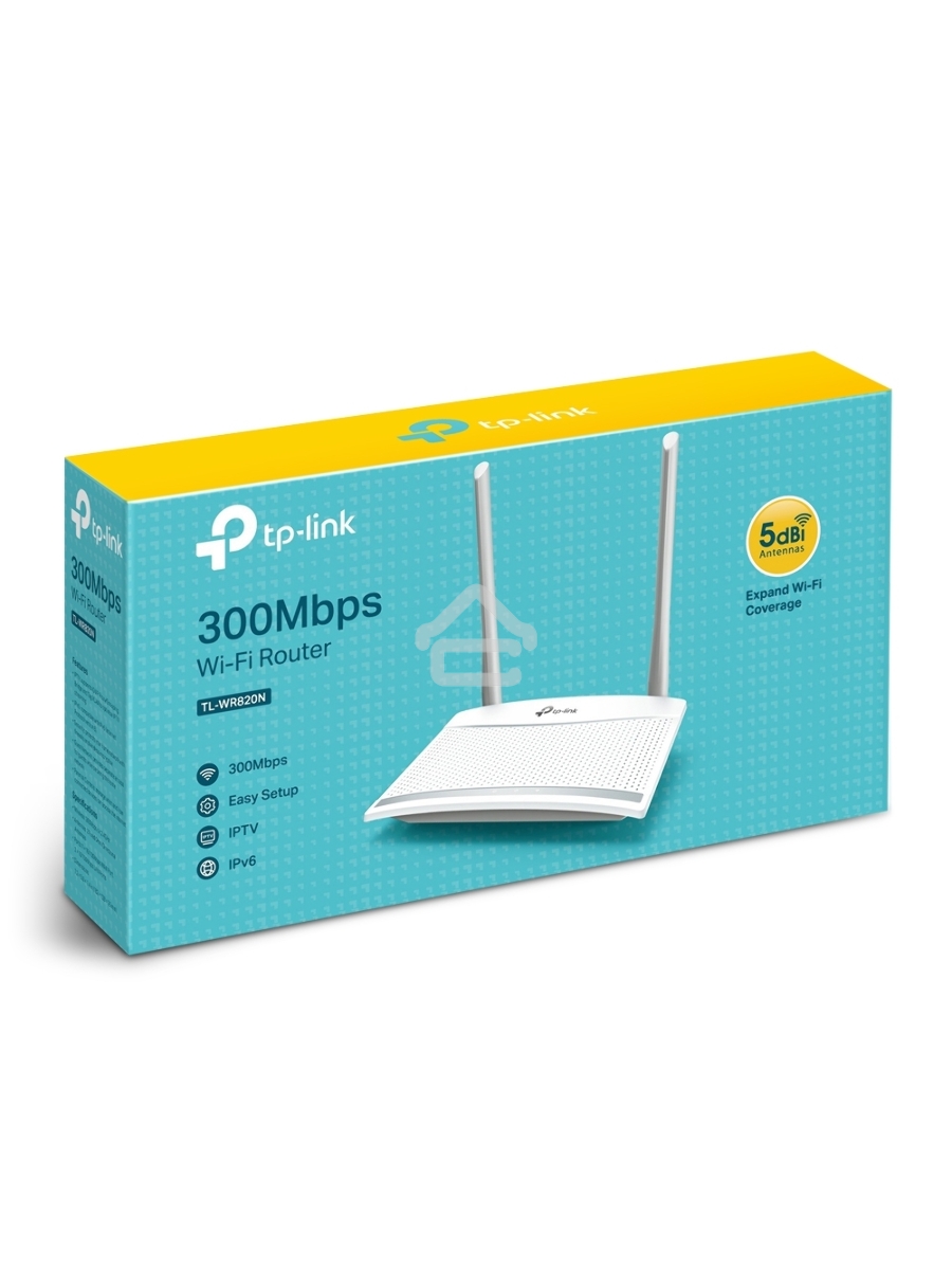 Роутер беспроводной TP-Link TL-WR820N N300 10/100BASE-TX белый
