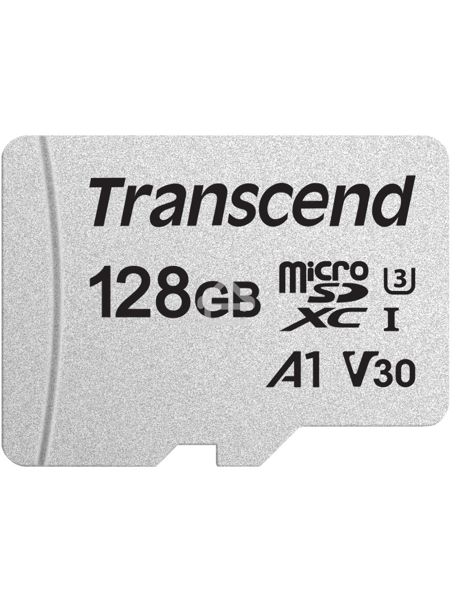 Флеш карта microSD 128GB Transcend microSDXC Class 10 UHS-I U3, V30, A1, (без адаптера), TLC