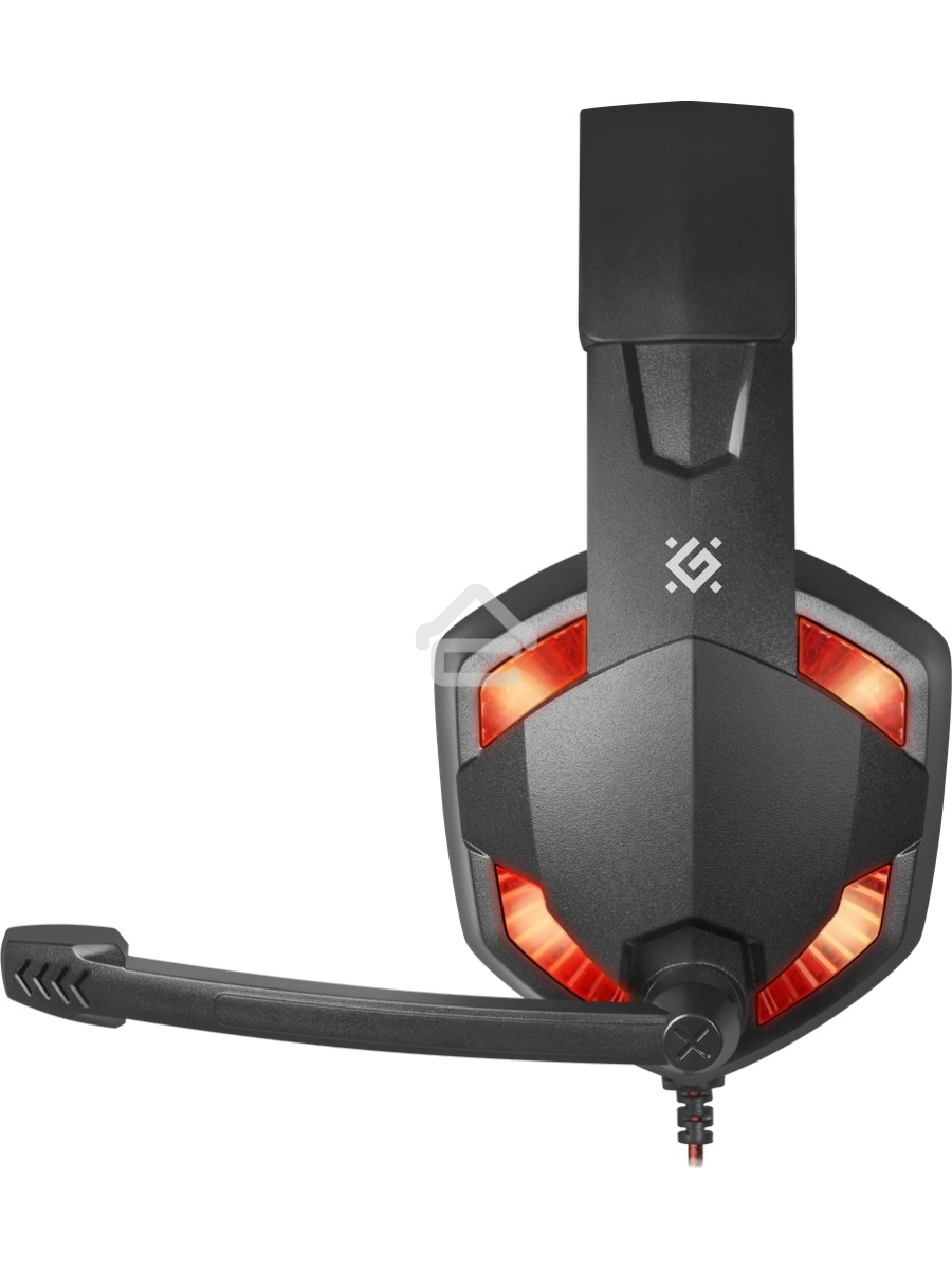 Гарнитура Defender WARHEAD G-370 черный/красный