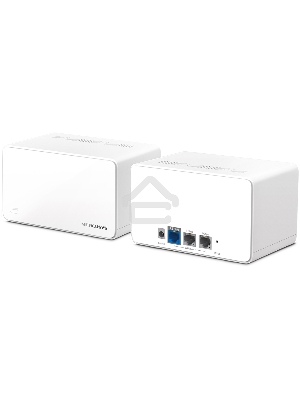 Домашняя Mesh Wi‑Fi система AX6000 Whole Home Mesh Wi-Fi 6 SystemSPEED: 1148 Mbps at 2.4 GHz + 4804 Mbps at 5 GHzSPEC: Internal Antennas, 1× 2.5 Gbps Port (WAN/LAN auto-sensing), 2× Gigabit Ports (WAN/LAN auto-sensing), 1024-QAM, OFDMA, HE160FEATURE: MERC