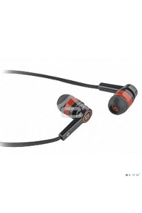 Наушники Defender Pulse 420 черный/красный