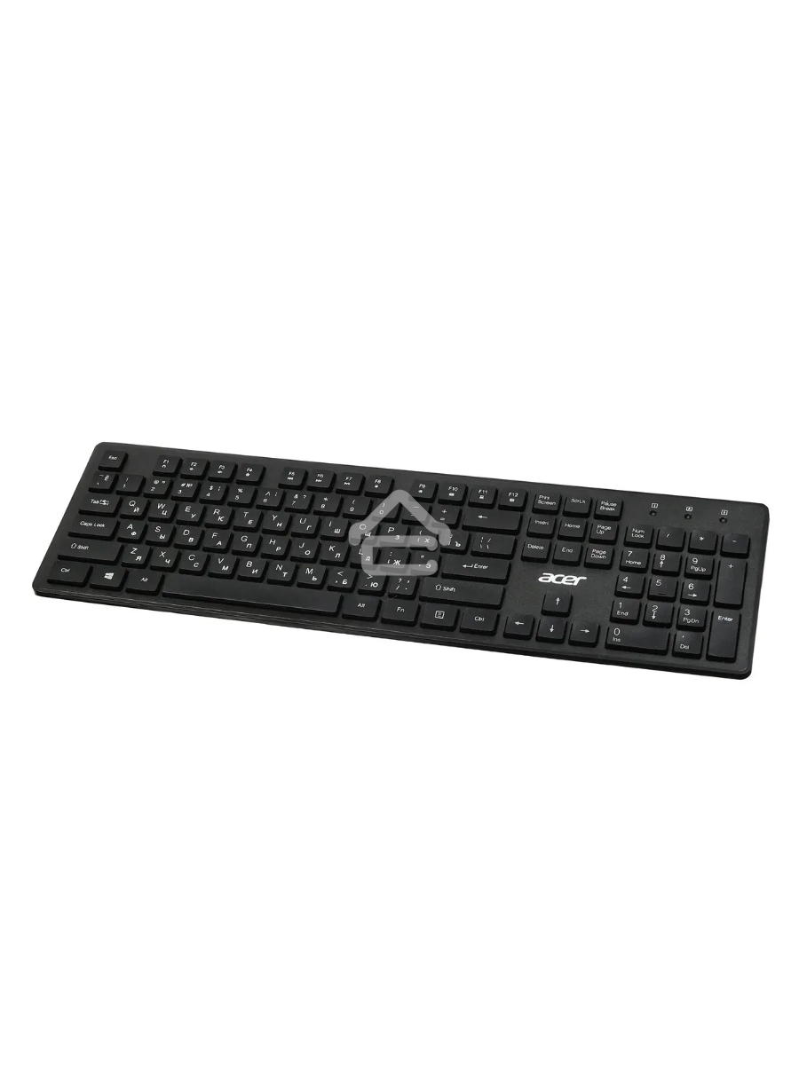 Клавиатура Acer OKW020 проводная, USB, черный