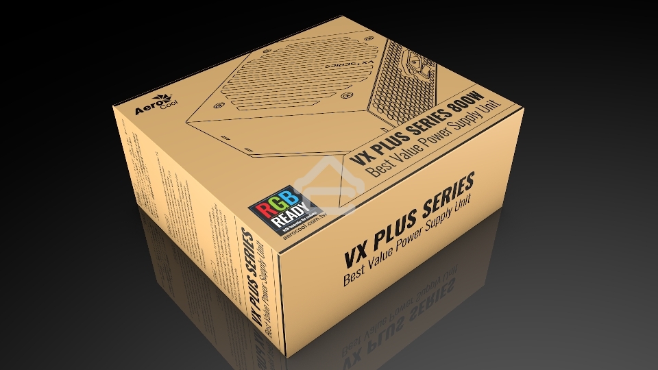 Блок питания Aerocool/Formula VX PLUS 800 RGb, 800Вт, 120мм, черный