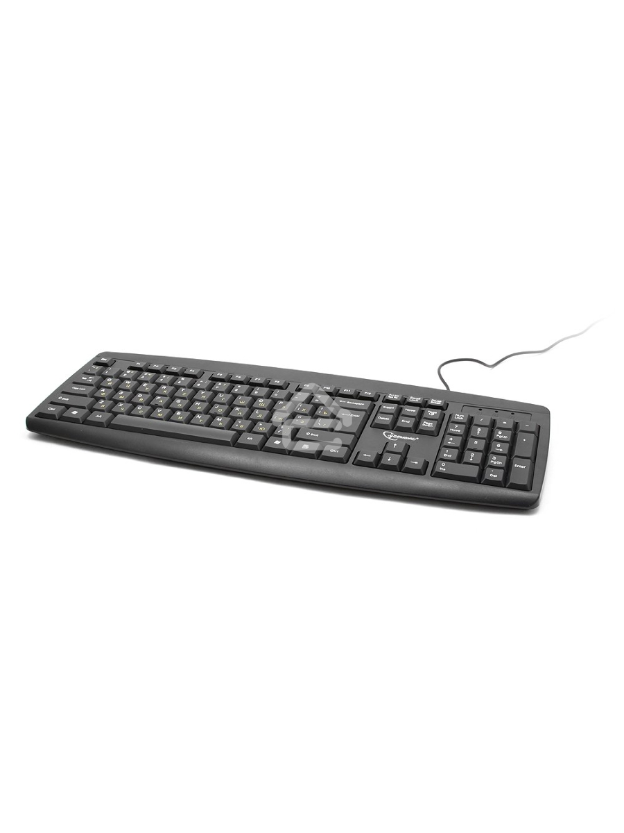 Клавиатура Gembird KB-8351U-BL проводная, USB, черный