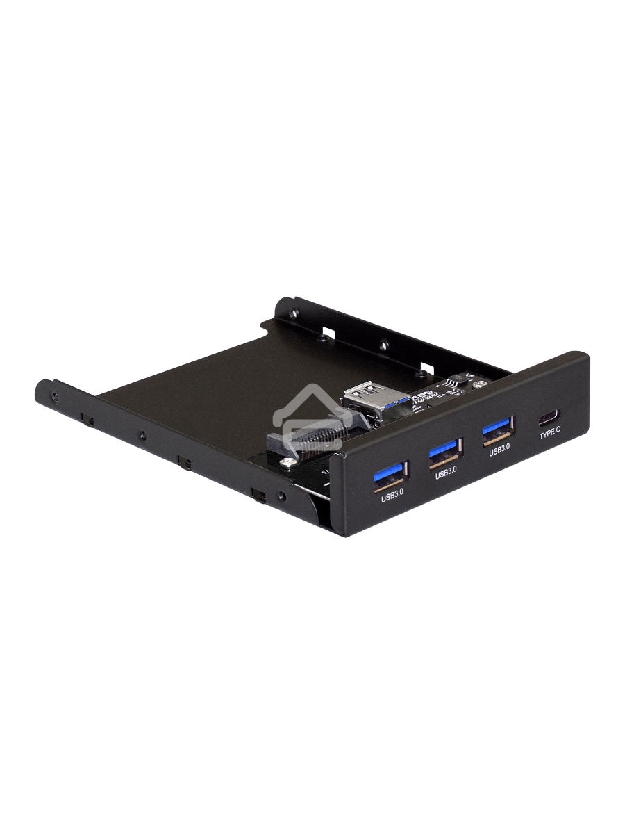Планка USB на переднюю панель ExeGate U3H-623, 3,5