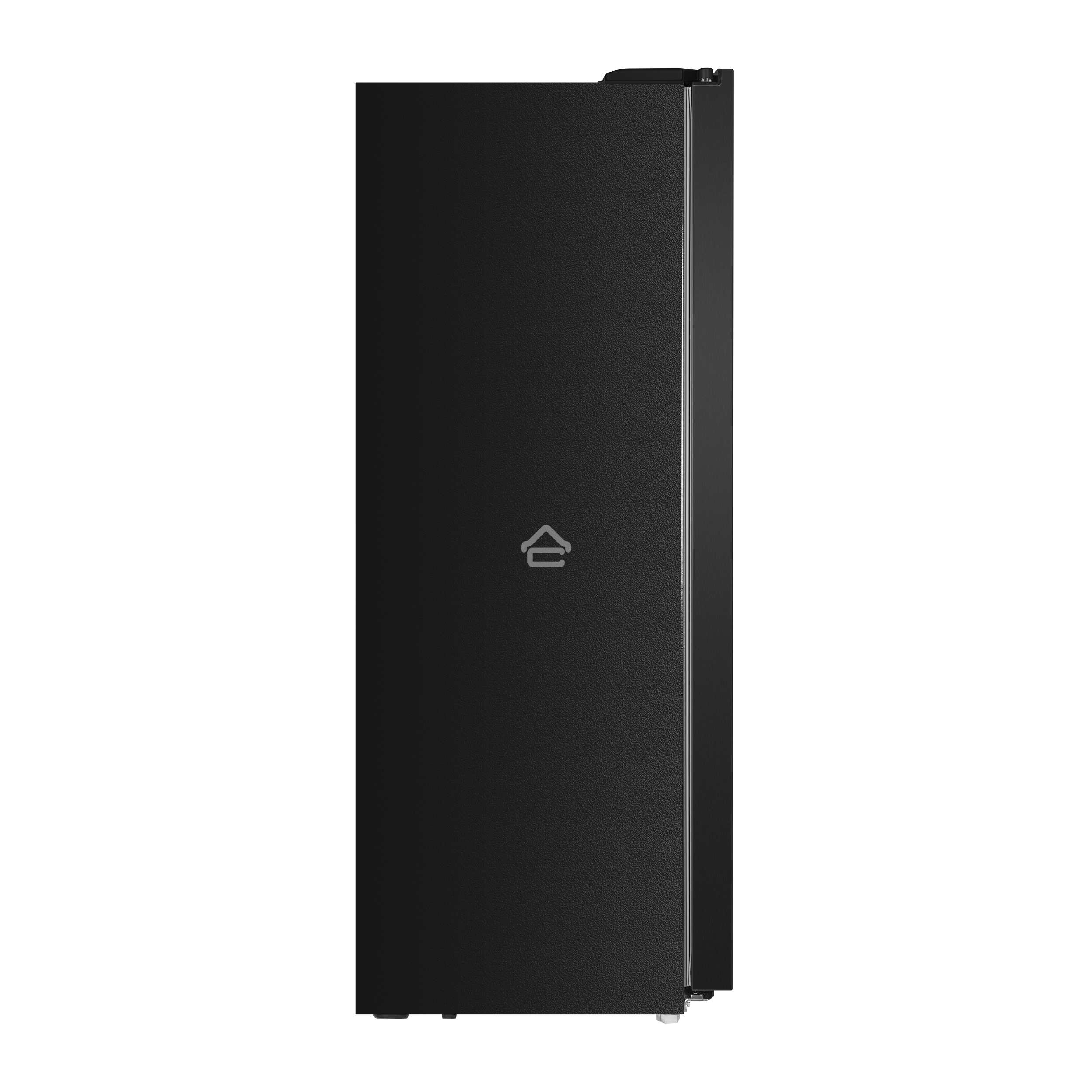 Холодильник Maunfeld MFF177NFSB черный глянц. двухкамерный 263/170л морозилка сбоку, No Frost, Side by Side