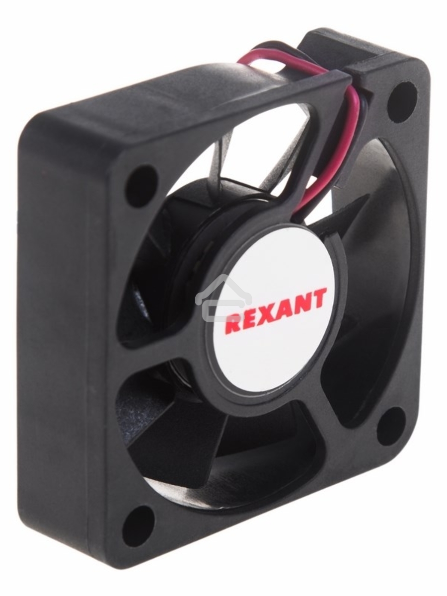 Вентилятор для корпуса Rexant RХ 5015MS 12VDC черный, 50 мм, 5000 об/мин, 33 дБ, 2 pin