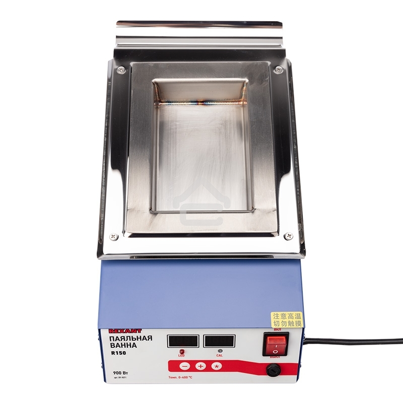 Паяльная ванна Rexant, модель R150, 900 Вт, 150х100х45 мм, 0-400 °C, цифровая