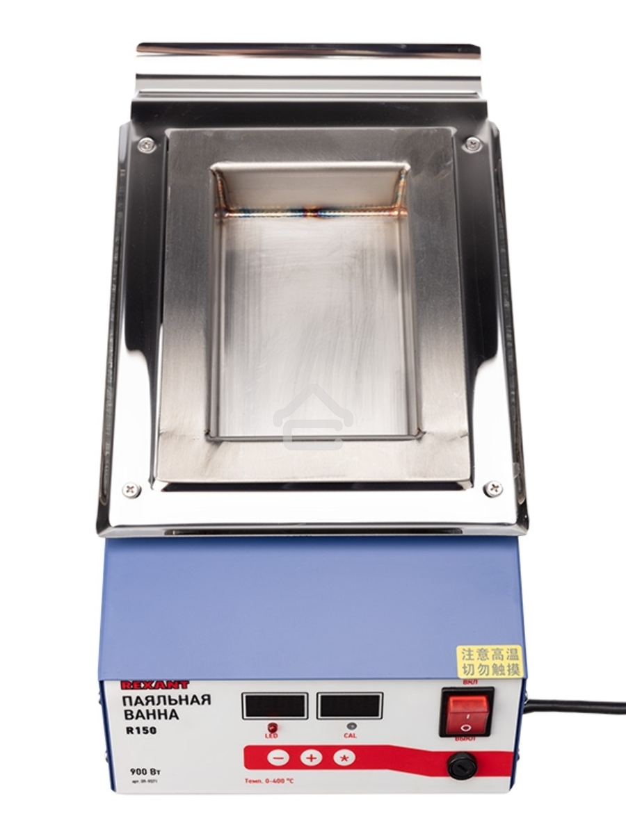 Паяльная ванна Rexant, модель R150, 900 Вт, 150х100х45 мм, 0-400 °C, цифровая
