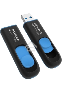 Флеш диск ADATA Flash Drive 64Gb UV128 AUV128-64G-RBE {USB3.0, BLACK/BLUE}