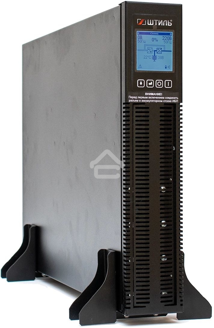 Источник бесперебойного питания ШТИЛЬ 3000 ВА; on-line; батарея: 72В, int, ext (no incl; 2U; rack/tower