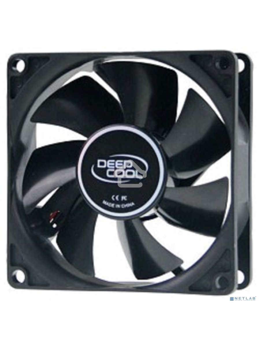Вентилятор для корпуса DEEPCOOL XFAN 80 черный, 80 мм, 1800 об/мин, 20.3 дБ, 4 pin