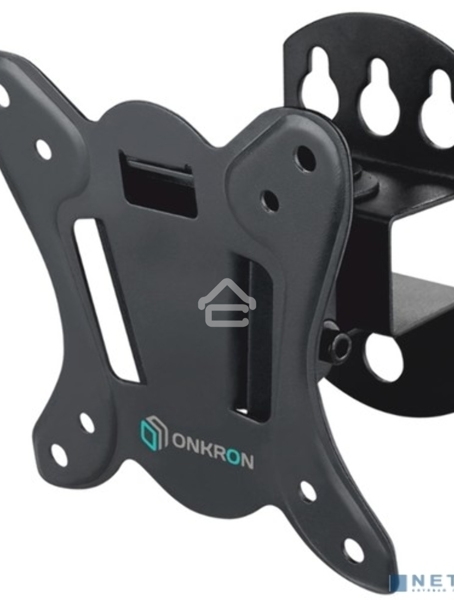 Кронштейн ONKRON Кронштейн ONKRON 17-27'' макс 100*100 мм, наклон -+ 8º, поворот: 45°, от стены 85 мм, макс вес 25кг, черный