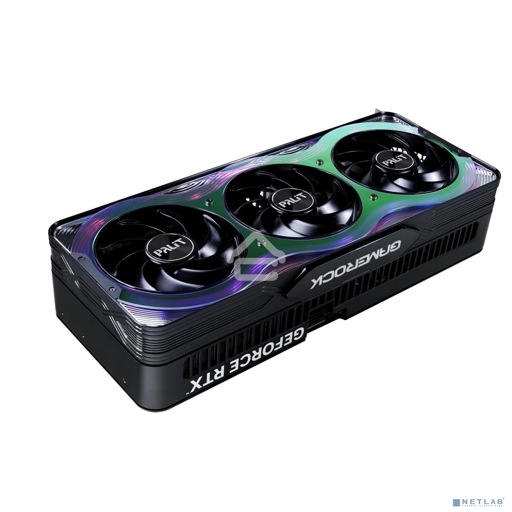 Видеокарта Palit PCI-E RTX5090 GAMEROCK NVIDIA GeForce RTX 5090 32Gb 512bit GDDR7 2295/30000 HDMIx1 DPx3 HDCP Ret