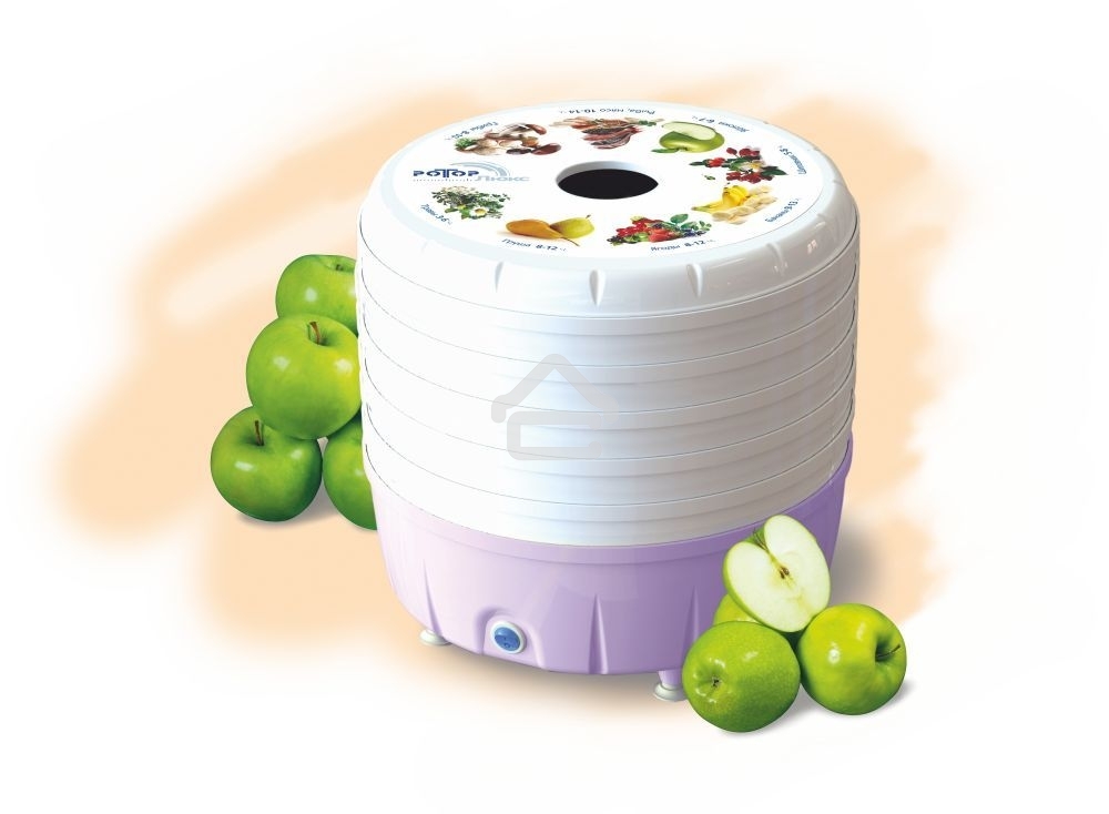 Сушилка для овощей и фруктов Ротор Люкс СШ-023 5под. 350Вт белый