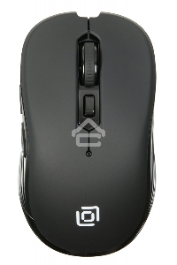 Мышь беспроводная Oklick 610MWC черный, 1600 dpi, радиоканал, USB/USB-C, кнопки - 6