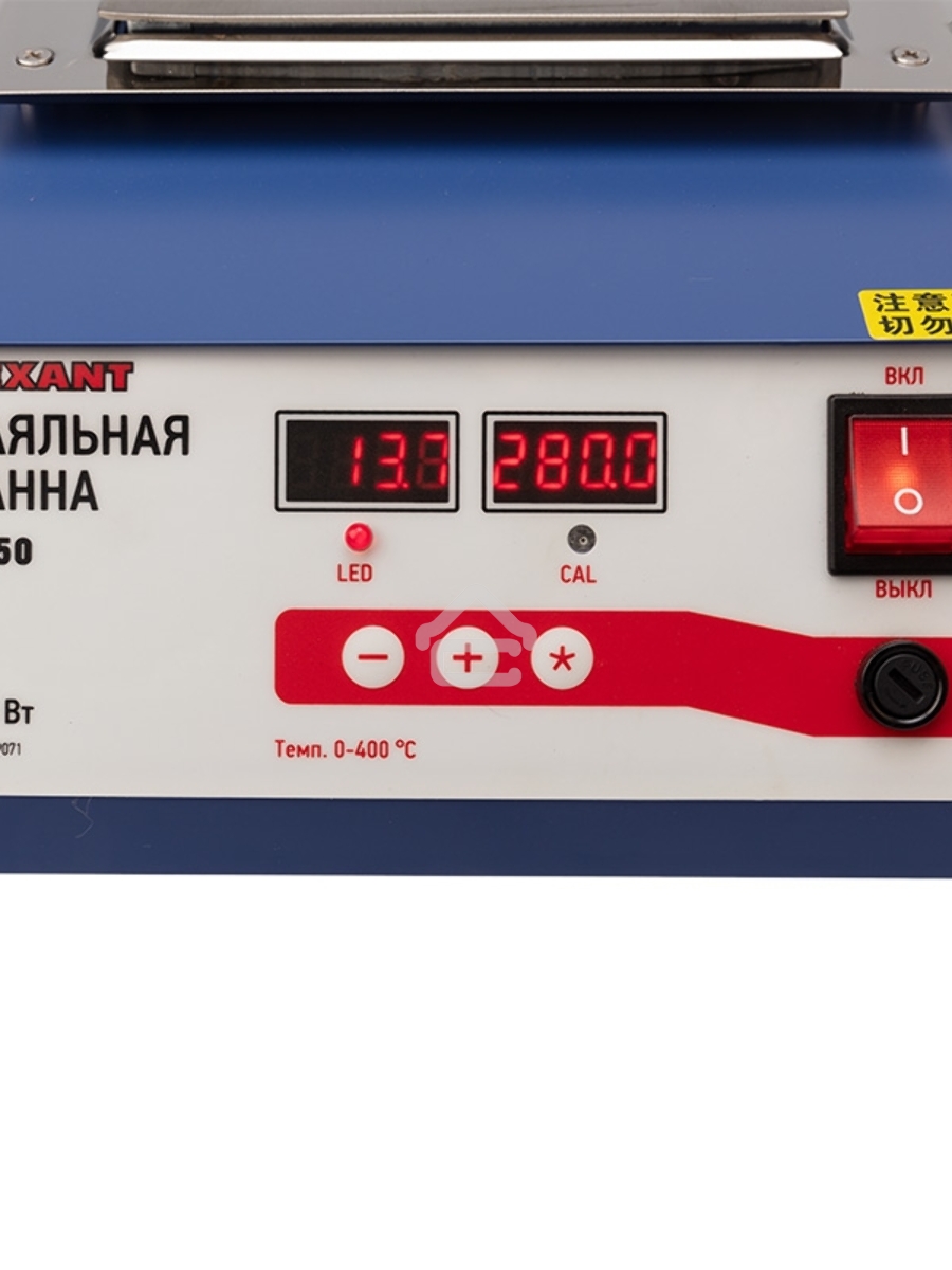 Паяльная ванна Rexant, модель R150, 900 Вт, 150х100х45 мм, 0-400 °C, цифровая