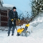 Бензиновая снегоуборочная машина SB 460 E, 99cc, эл.старт, шнек SnowCrusher  Denzel