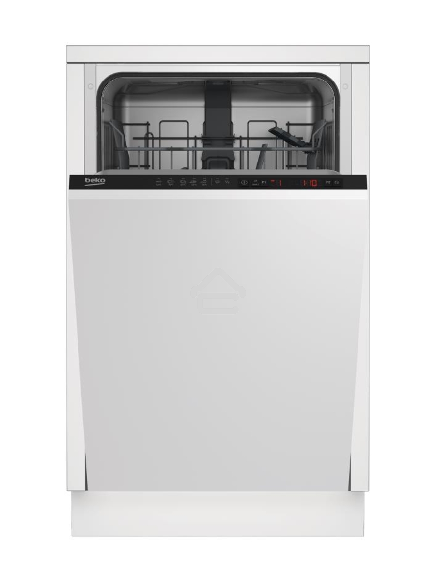 Встраиваемая посудомоечная машина Beko BDIS1W961, белый, 44.8 см, 9 компл., 55 дБ, класс A