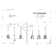 Светильник Hiper Wink H229-3 подвес. цв.св.:белый бронзовый
