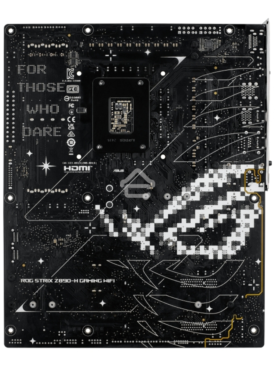 Материнская плата ASUS ROG STRIX Z890-H GAMING WIFI, LGA1851, Intel Z890, 4xDDR5, 4xSATA, 4xM.2, 1xPCIe 5.0 x16, 2xPCIe 4.0 x16, 1xDP, 1xHDMI, 1x5Gb LAN, Wi-Fi 7, 2xUSB 2.0, 4xUSB 3.2 Gen 1, 4xUSB 3.2 Gen 2, 2xUSB 3.2 Gen 2x2, 1xUSB-C, 1xS/PDIF, 2x3.5 мм,