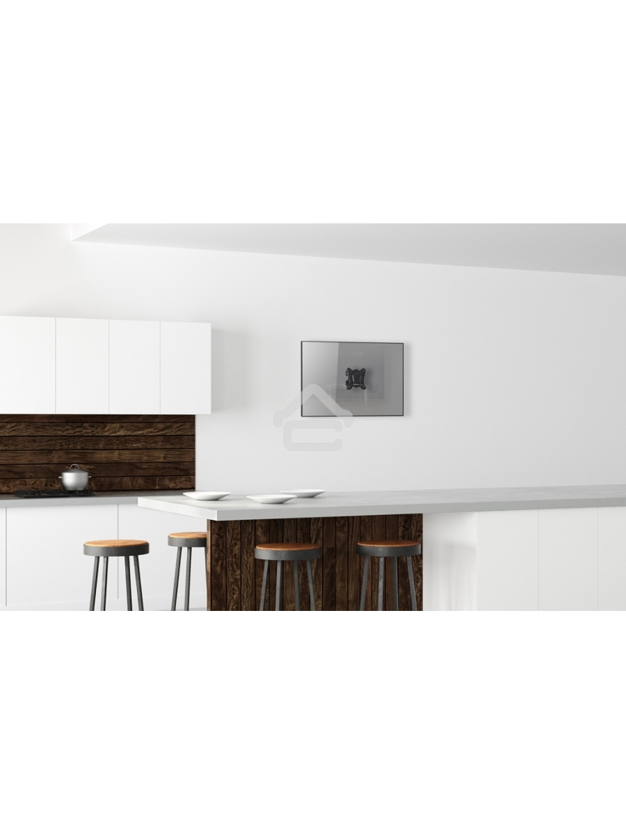 Кронштейн ONKRON Кронштейн ONKRON 17-27'' макс 100*100 мм, наклон -+ 8º, поворот: 45°, от стены 85 мм, макс вес 25кг, черный