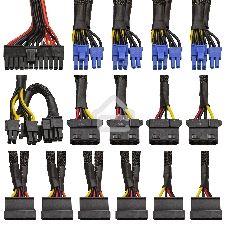Блок питания серверный 800W ExeGate EX292212RUS ServerPRO-800RADS (ATX, for 3U+ cases, APFC, КПД 80% (80 PLUS), 14cm fan, 24pin, 2(4+4)pin, PCIe, 5xSATA, 4xIDE, FDD, Cable Management, black)