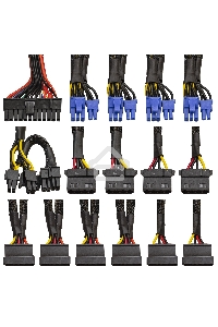 Серверный блок питания  800W ExeGate EX292212RUS ServerPRO-800RADS (ATX, for 3U+ cases, APFC, КПД 80% (80 PLUS), 14cm fan, 24pin, 2(4+4)pin, PCIe, 5xSATA, 4xIDE, FDD, Cable Management, black)